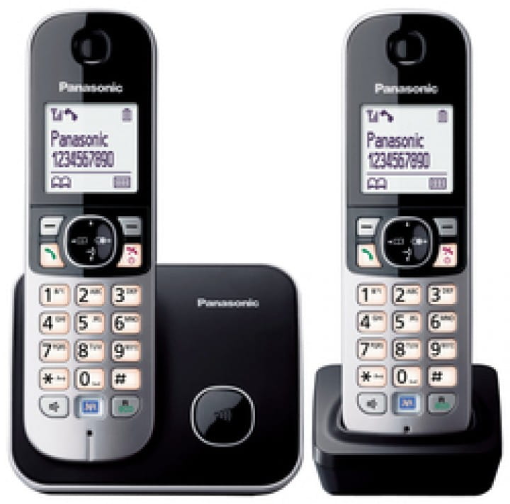 Panasonic KX-TG6812 - Schnurlostelefon mit Rufnummernanzeige