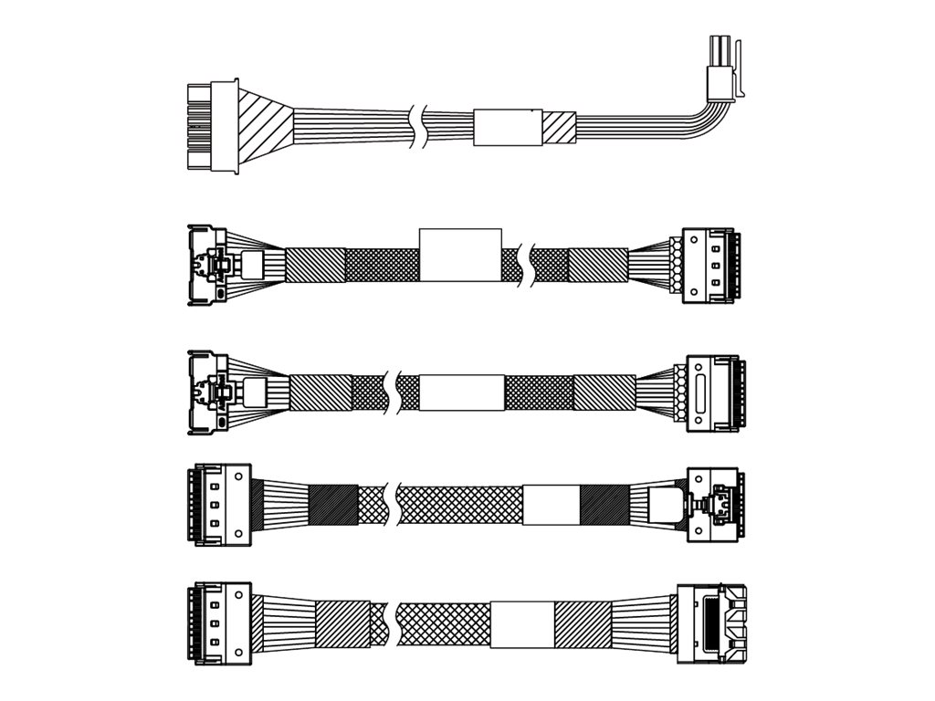 Lenovo Speicherkabelkit - für 2,5" Chassis Front BP1