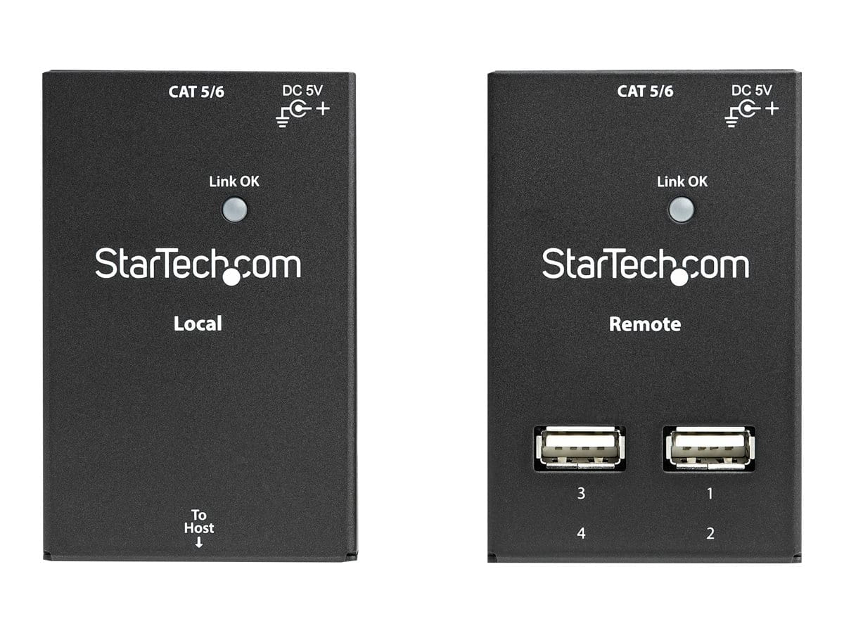 StarTech.com 4-Port USB 2.0 Extender - 165ft (50m)