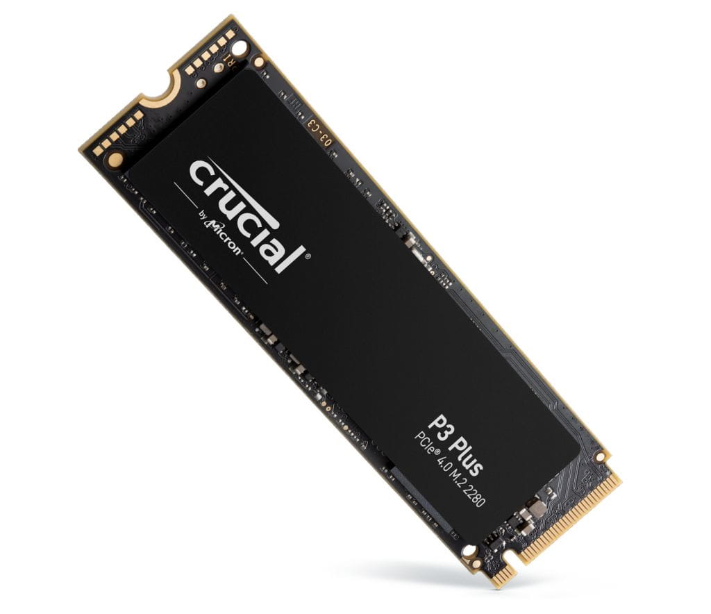 Crucial P3 Plus - SSD - 1 TB - intern - M.2 2280 - PCIe 4.0 (NVMe)