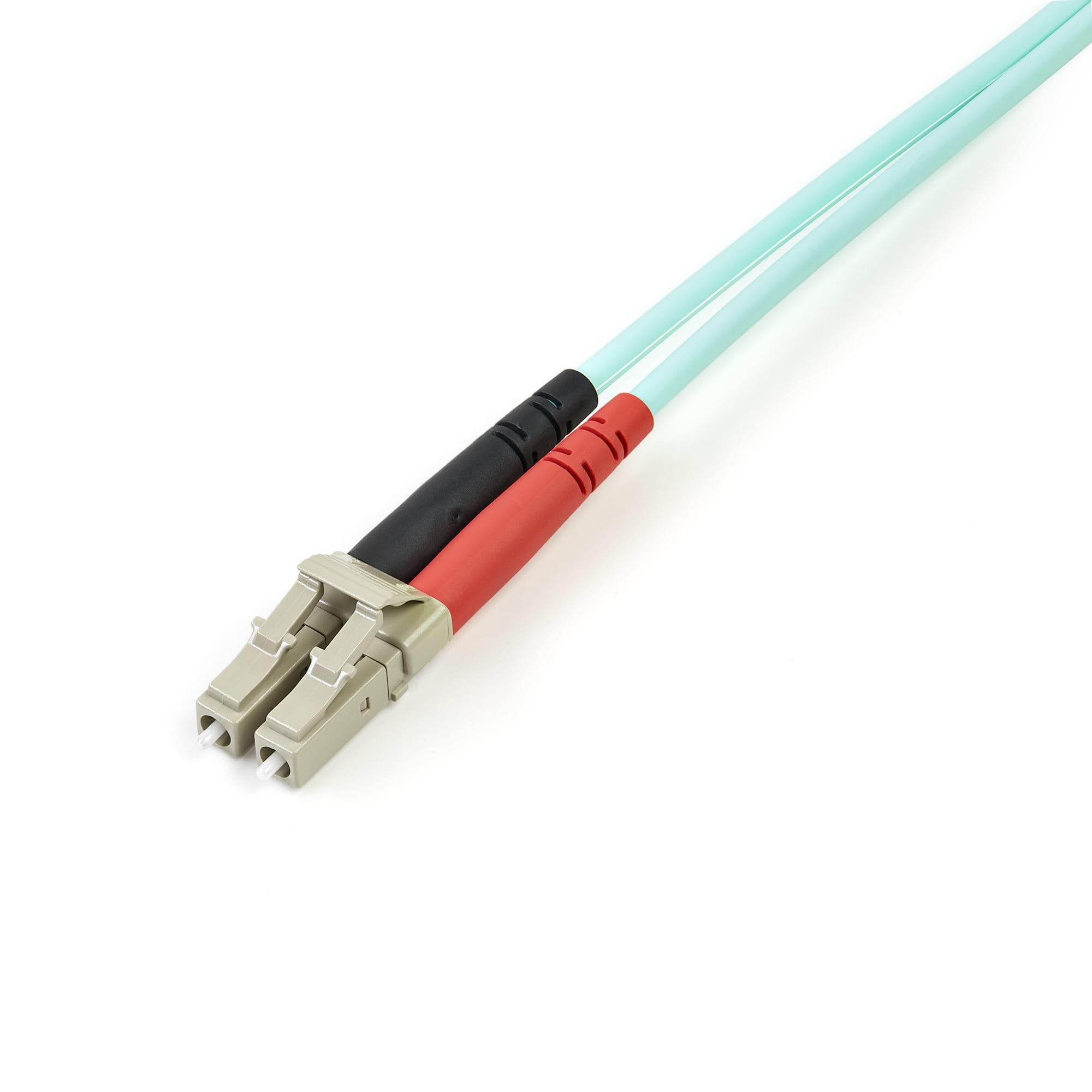 StarTech.com 5m Fiber Optic Cable - 10 Gb Aqua - Multimode Duplex 50/125 - LSZH - LC/LC - OM3 - LC to LC Fiber Patch Cable - Patch-Kabel - LC Multi-Mode (M)