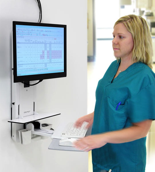 Ergotron StyleView Vertical Lift, Patient Room - Monitor-/Tastatur-Montagekit (vertikal)