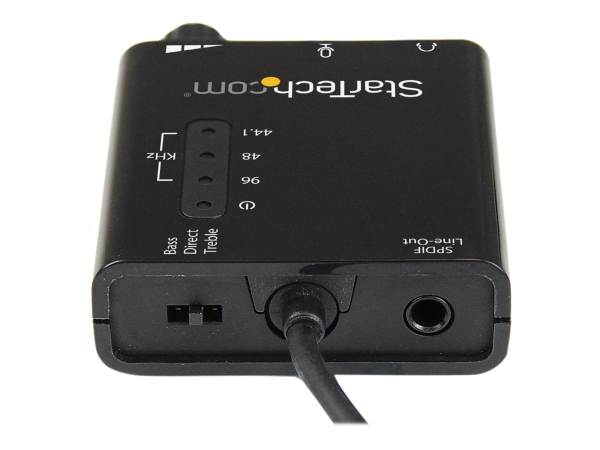 StarTech.com USB Audio Adapter - Externe USB Soundkarte mit SPDIF Digital Audio mit 2x 3,5mm Klinke
