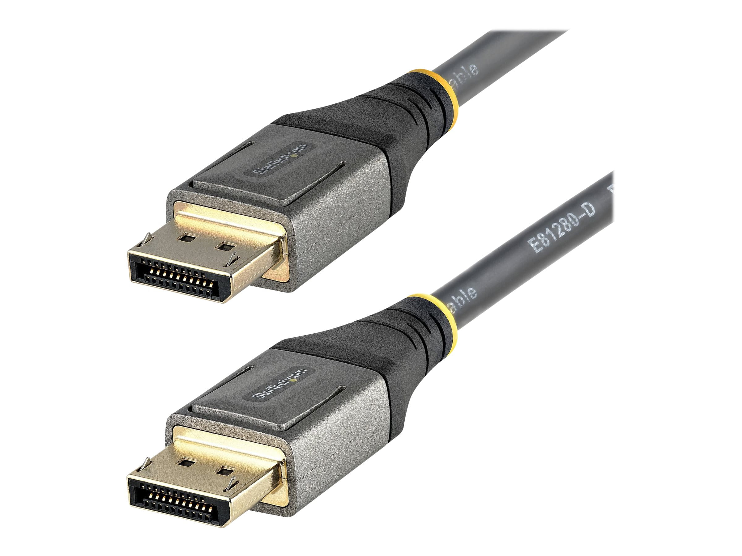 StarTech.com 2m VESA-zertifiziertes DisplayPort 1.4 Kabel - 8K 60Hz HDR10 MST - Ultra HD 4K 120Hz Video - DP 1.4 Monitorkabel - Für Monitore/Displays - DP zu DP Kabel - M/M (DP14VMM2M)