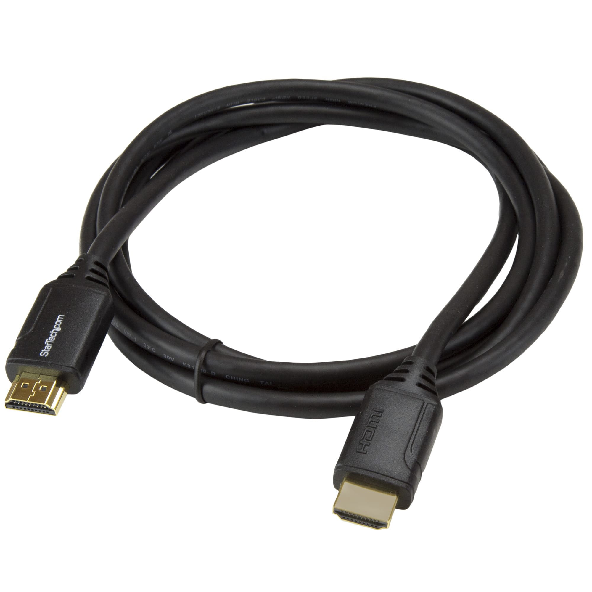 StarTech.com Premium High Speed HDMI Kabel mit Ethernet - 4K 60Hz - HDMI 2.0 - 2m - HDMI mit Ethernetkabel - HDMI (M)