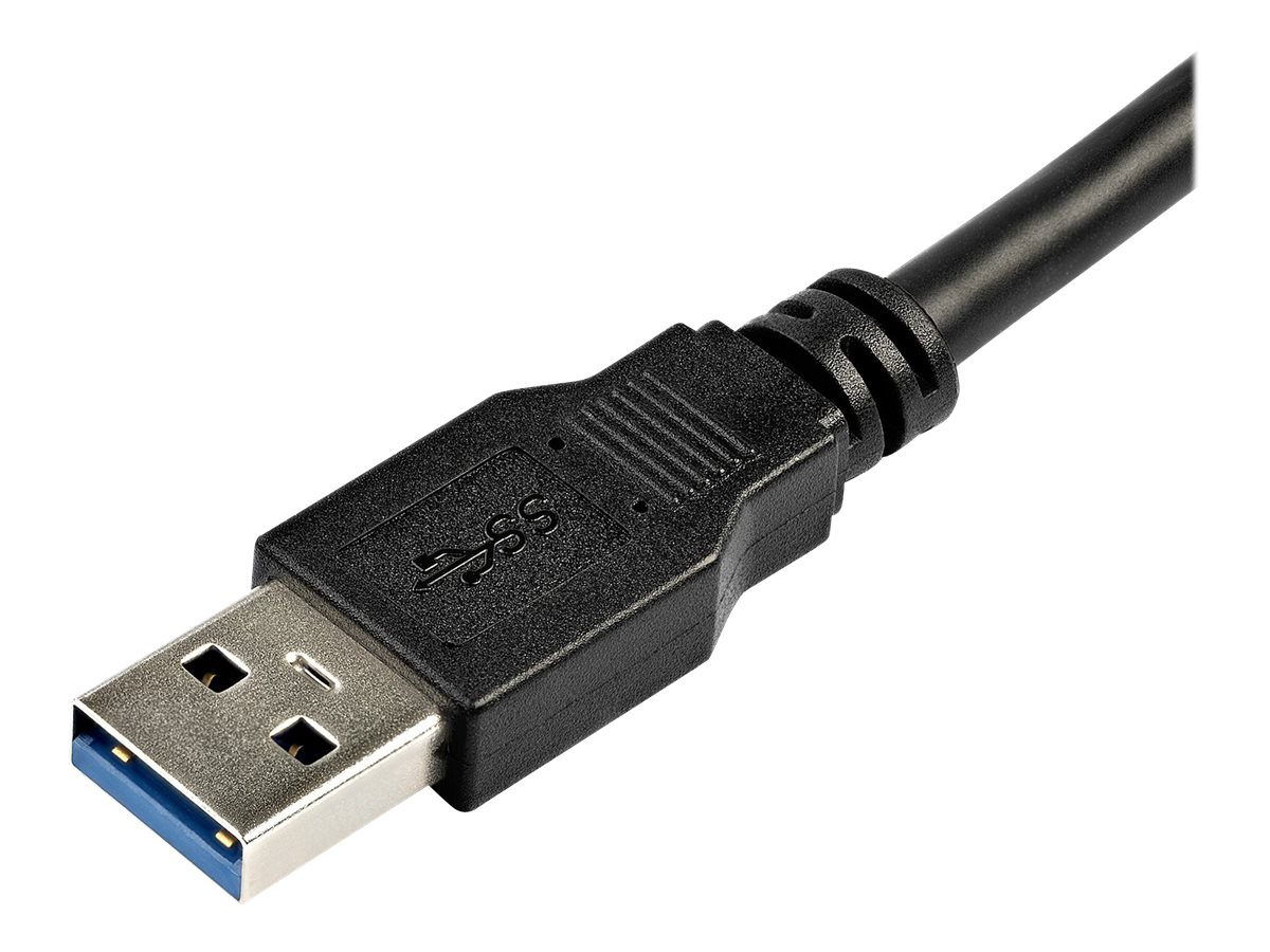 StarTech.com 2m USB 3.0 Verlängerungskabel - USB 3 Typ A auf A 2 Meter Kabel Verlängerung - Stecker/ Buchse - Schwarz - USB-Verlängerungskabel - USB Typ A (W)