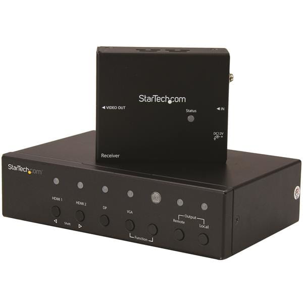 StarTech.com Multi-Input HDBaseT Extender mit eingebautem Switch