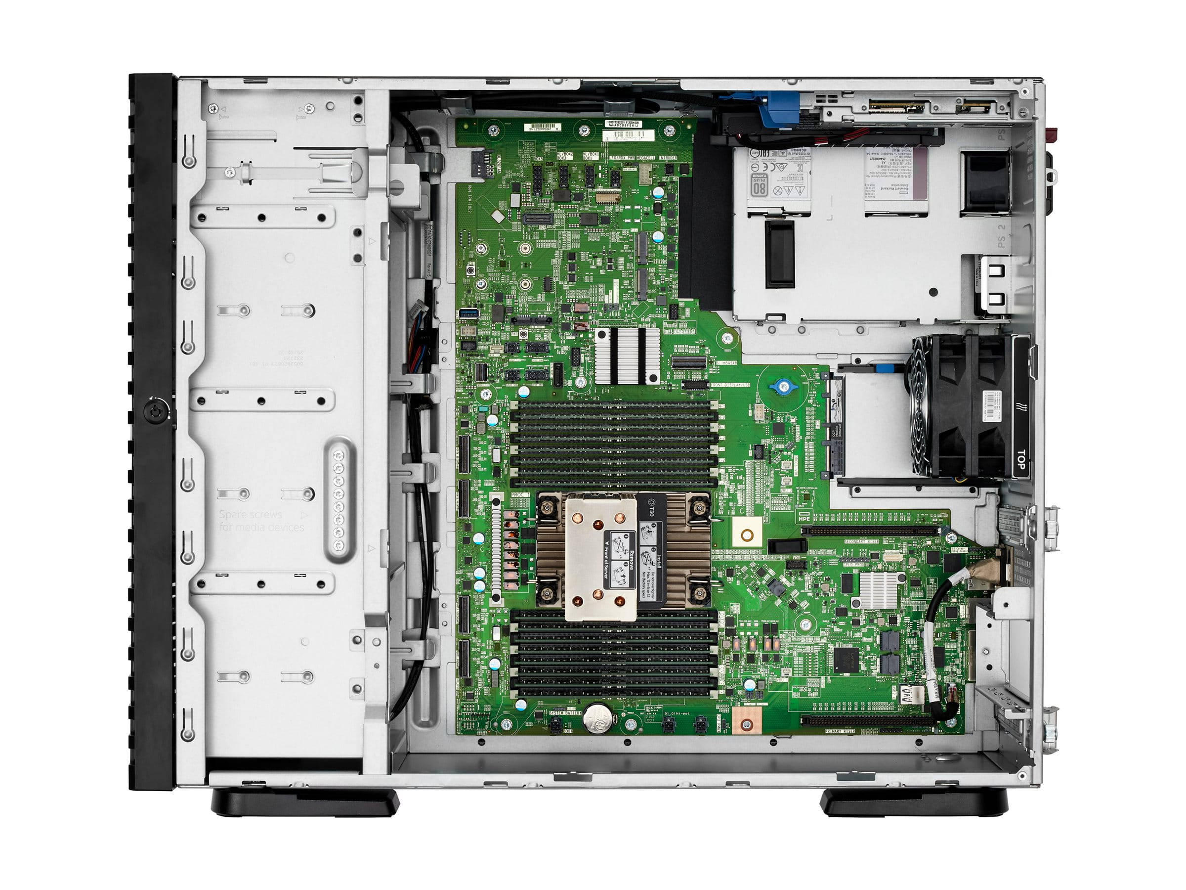 HPE ProLiant ML110 Gen11 - Server - Tower - 4.5U - 1-Weg - 1 x Xeon Bronze 3508U / 2.1 GHz - RAM 32 GB - SATA/NVMe - Hot-Swap 6.4 cm (2.5")