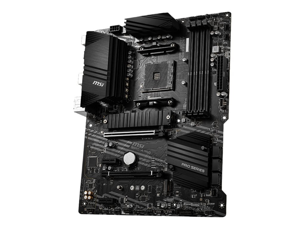 MSI B550-A PRO - Motherboard - ATX - Socket AM4 - AMD B550 Chipsatz - USB-C Gen2, USB-C Gen1, USB 3.2 Gen 1, USB 3.2 Gen 2 - Gigabit LAN - Onboard-Grafik (CPU erforderlich)