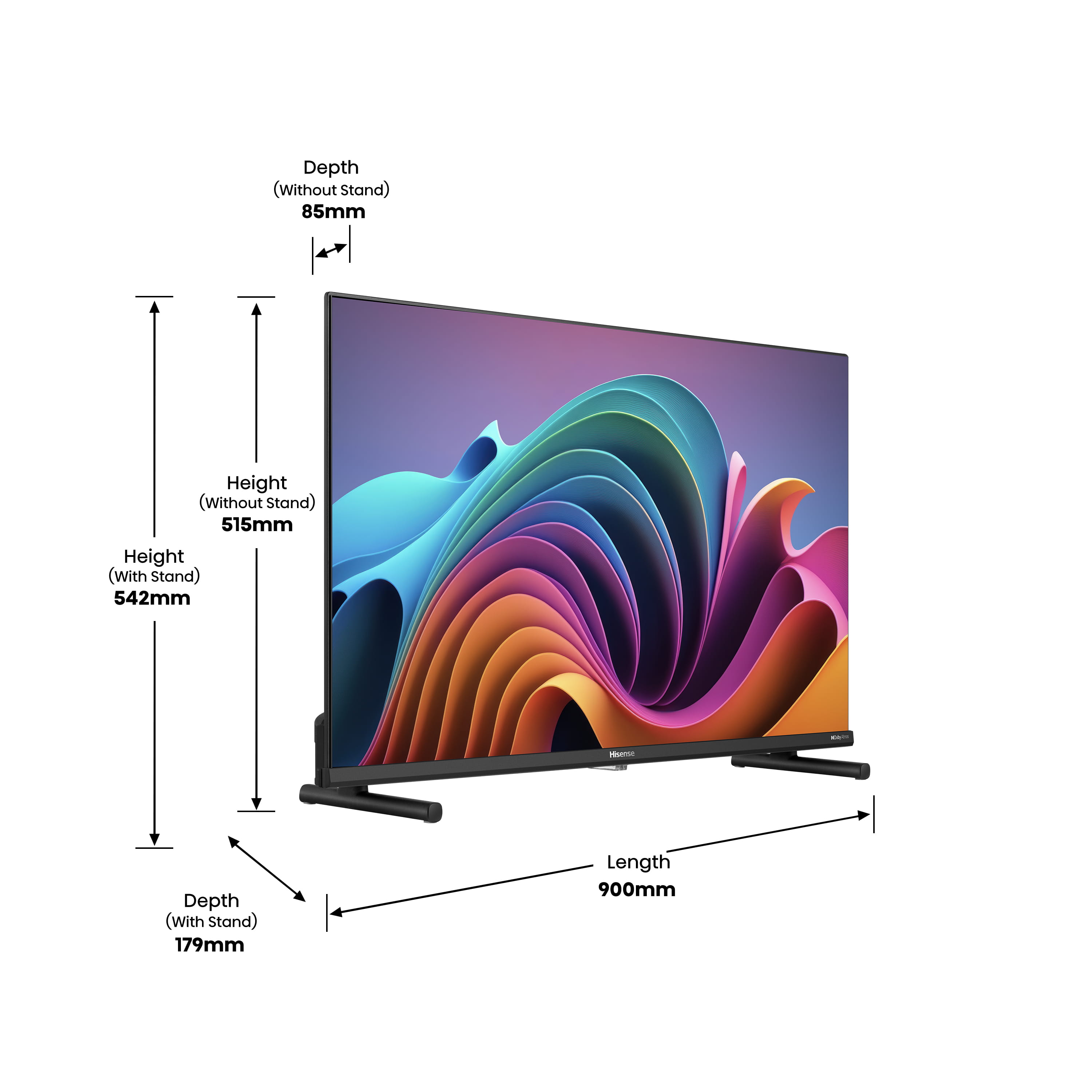 Hisense 40A5NQ - 100 cm (40") Diagonalklasse A5NQ Series LCD-TV mit LED-Hintergrundbeleuchtung