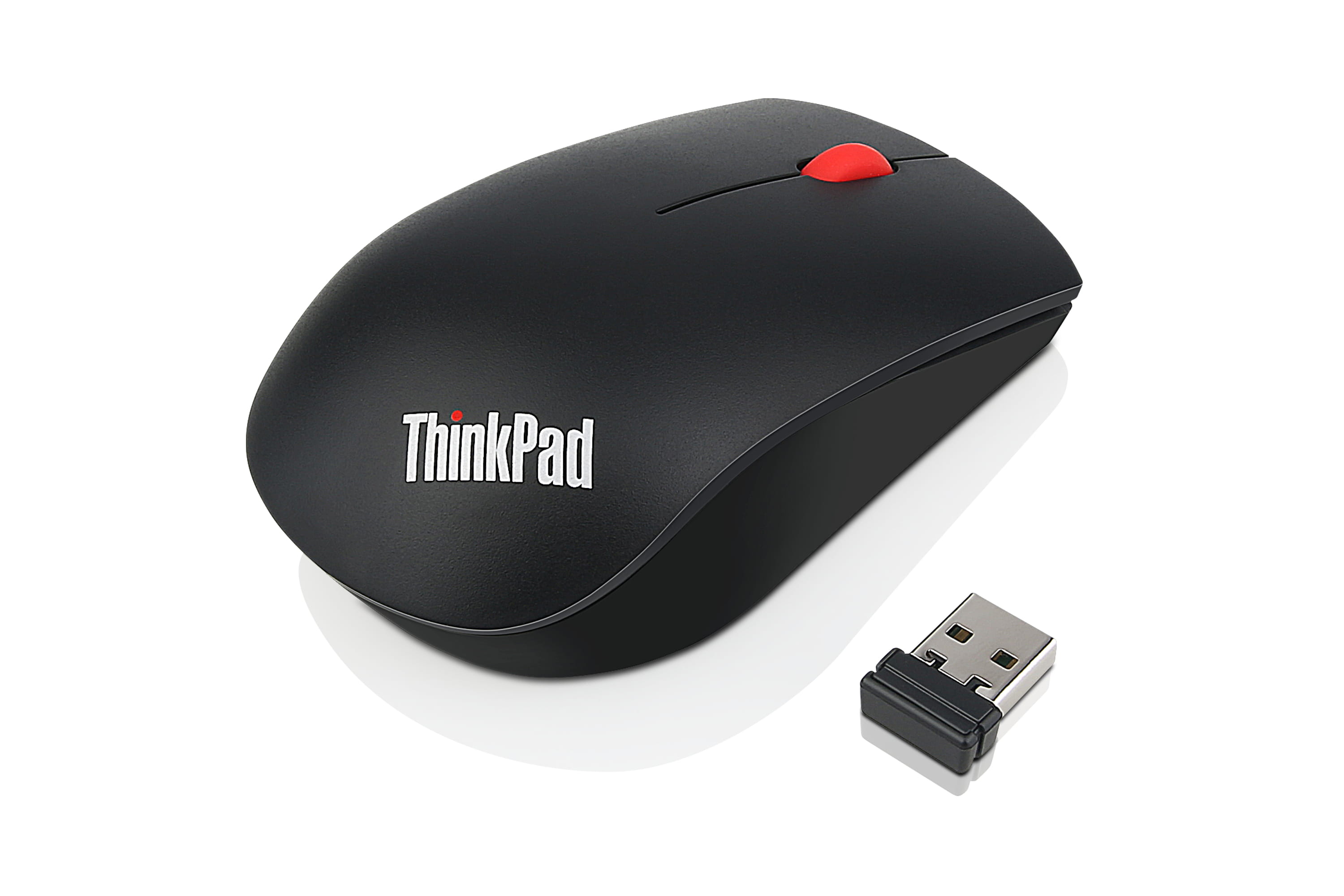 Lenovo ThinkPad Essential Wireless Mouse - Maus - Laser - 3 Tasten - kabellos - 2.4 GHz - kabelloser Empfänger (USB)