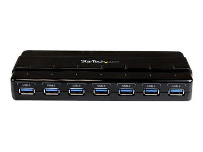 StarTech.com 7 Port USB 3.0 SuperSpeed Hub - USB 3 Hub Netzteil / Stromanschluss und Kabel