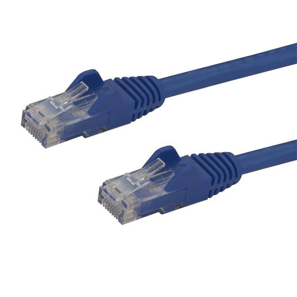 StarTech.com 10m Cat6 Snagless Gigabit UTP Netzwerkkabel - Cat 6 RJ45 Netzwerkkabel mit Knickschutz - Blau - Patch-Kabel - RJ-45 (M)