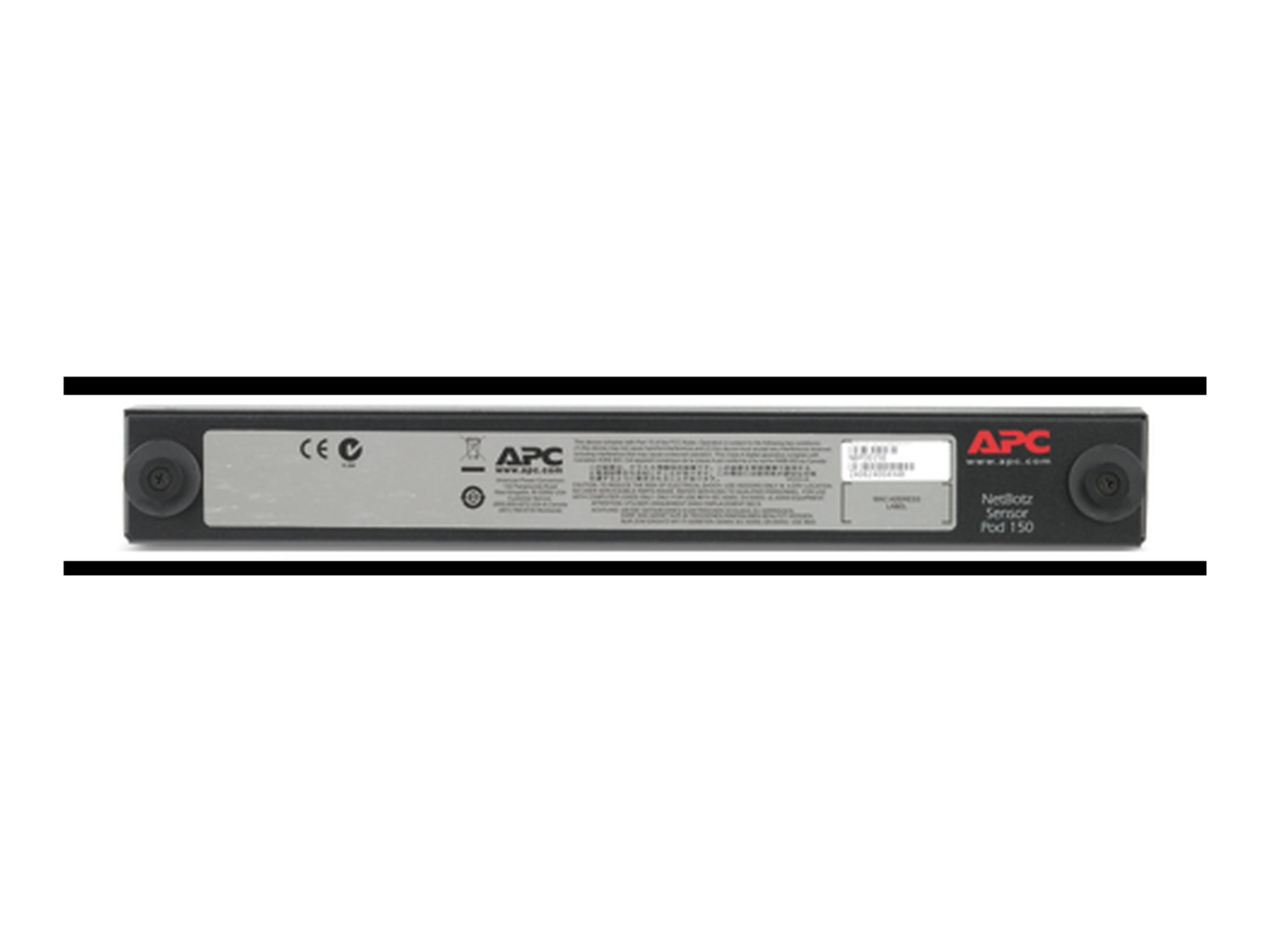 APC NetBotz - Sensor-Pod für Rack - 1U - für P/N: AP9335T