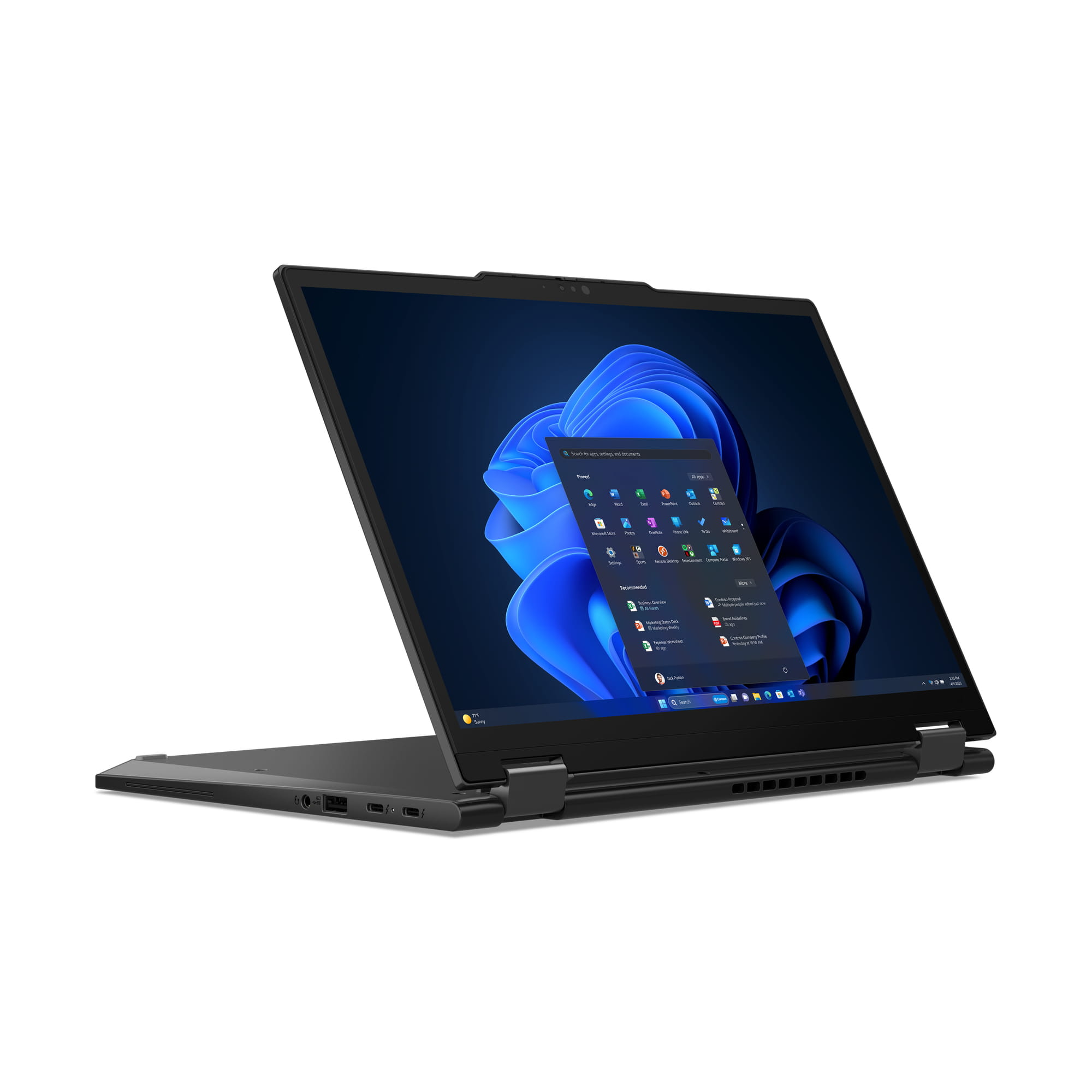 Lenovo ThinkPad X13 2-in-1 Gen 5 21LW - Flip-Design - Intel Core Ultra 5 125U / 1.3 GHz - Evo - Win 11 Pro - Intel Graphics - 16 GB RAM - 512 GB SSD TCG Opal Encryption 2, NVMe - 33.8 cm (13.3")