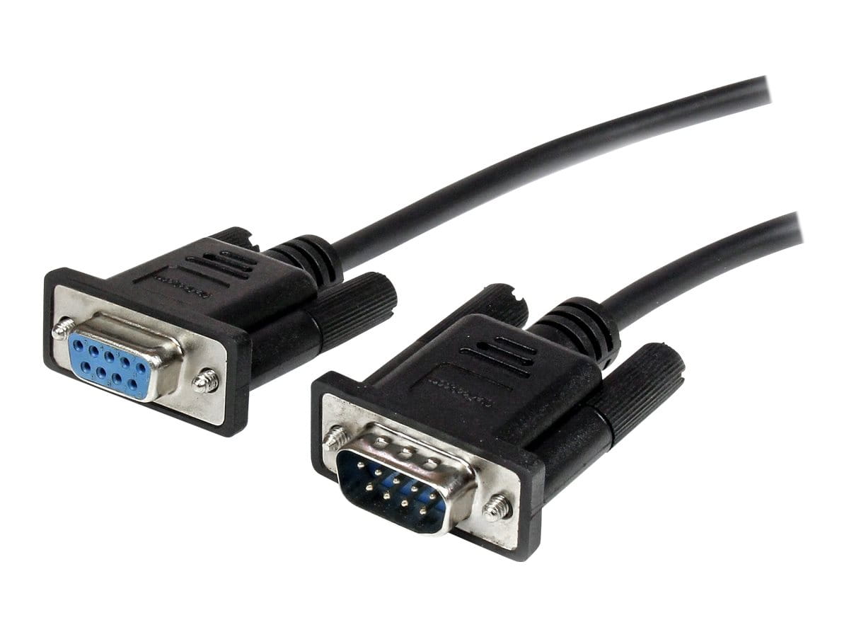 StarTech.com 1m DB9 Seriell RS232 Verlängerungskabel - RS 232 DB-9 Kabel Verlängerung- DB 9 (Stecker)