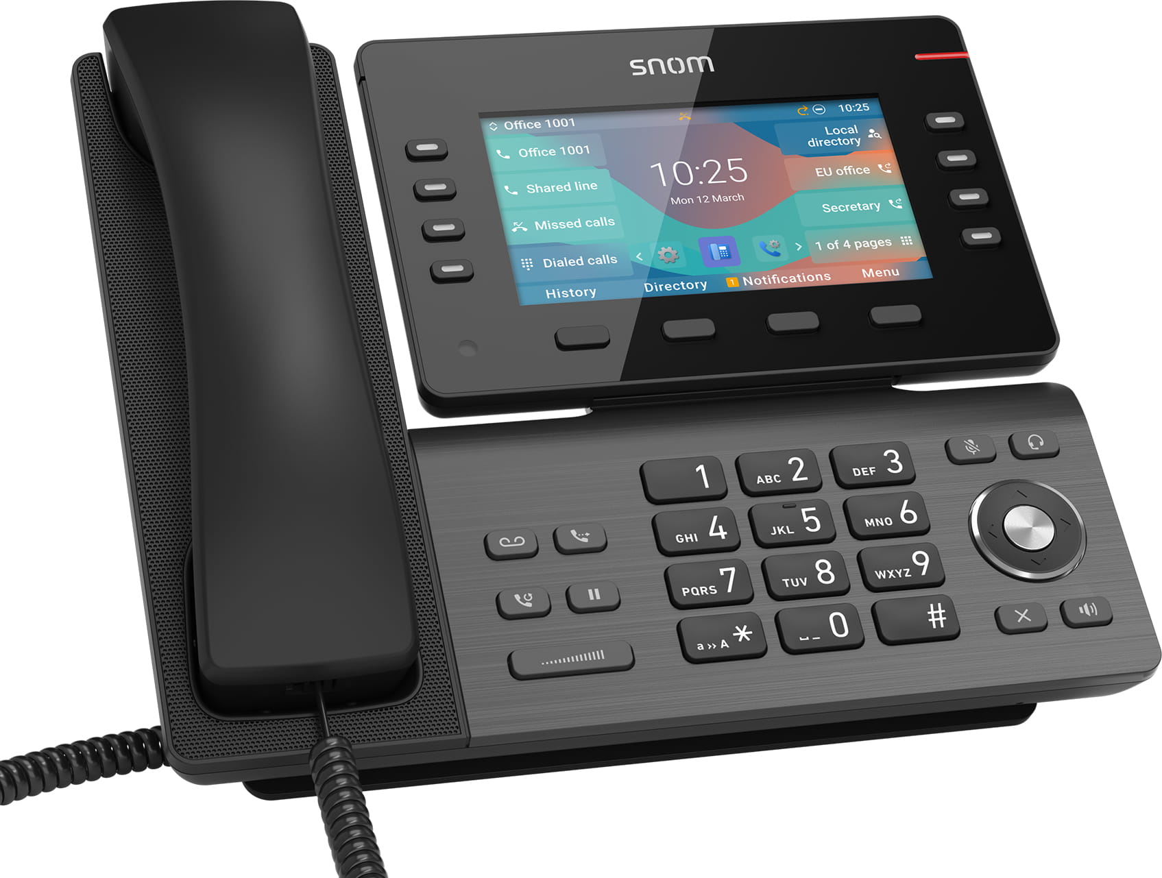 Snom D862 - VoIP-Telefon mit Rufnummernanzeige