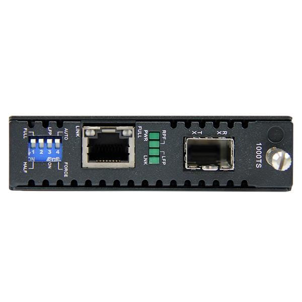 StarTech.com Gigabit Ethernet LWL / Glasfaser Medienkonverter mit SFP - 1000 Mbit/s Multimode Gigabit Ethernet Medienkonverter - Medienkonverter - 1GbE - 1000Base-SX, 100Base-LX, 1000Base-T - RJ-45 / SFP (mini-GBIC)