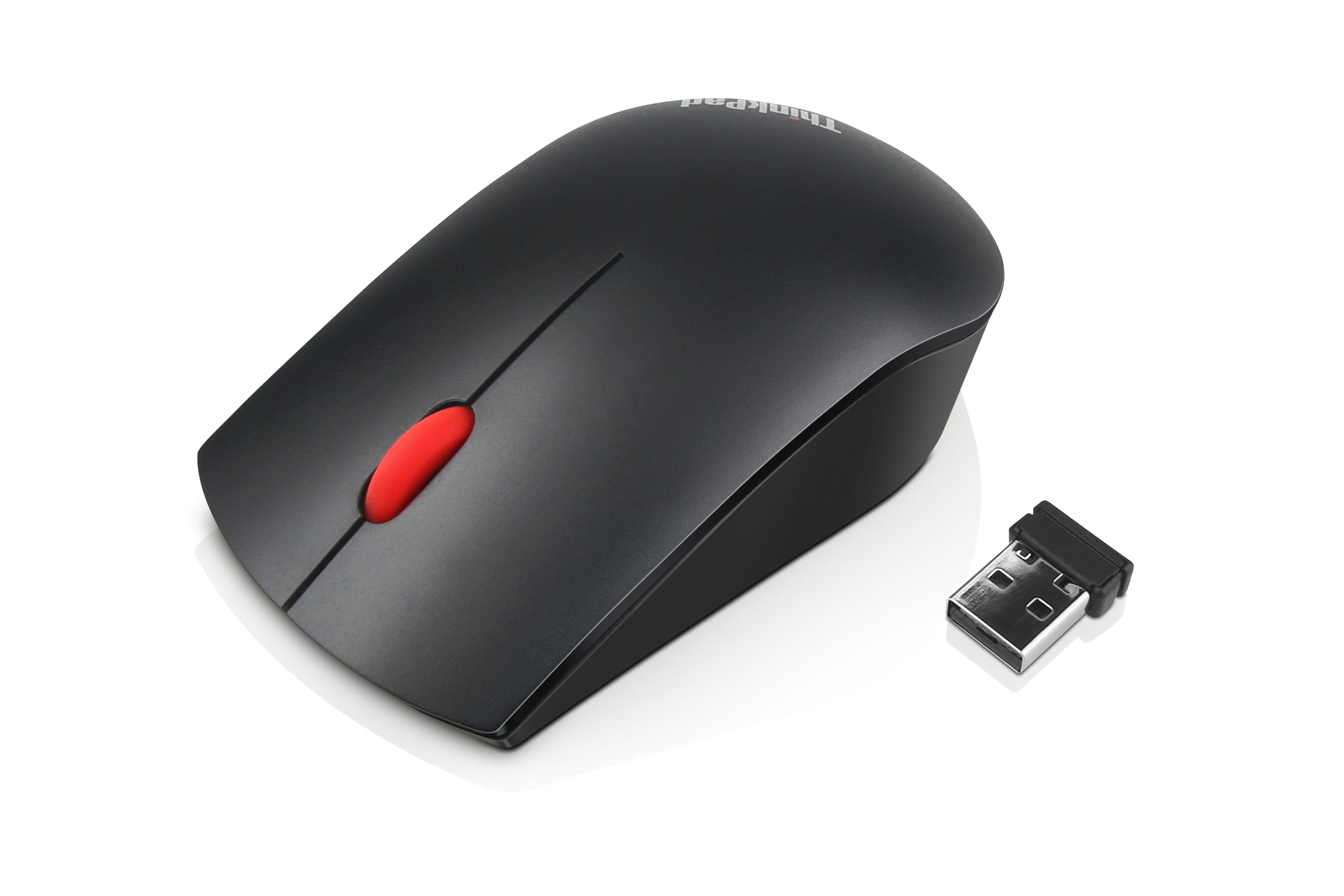 Lenovo ThinkPad Essential Wireless Mouse - Maus - Laser - 3 Tasten - kabellos - 2.4 GHz - kabelloser Empfänger (USB)