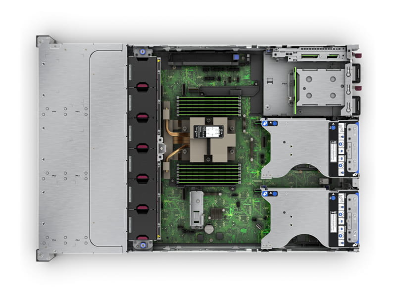 HPE ProLiant DL345 Gen11 - Server - Rack-Montage - 2U - 1-Weg - 1 x EPYC 9124 / 3 GHz - RAM 64 GB - SATA/SAS/NVMe - Hot-Swap 6.4 cm (2.5") (Smart Choice)