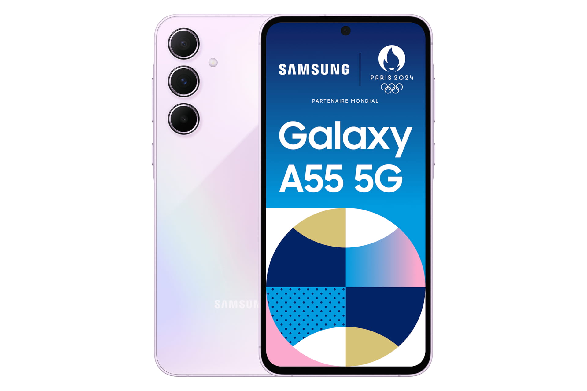 Samsung Galaxy A55 - 5G Smartphone - Dual-SIM - RAM 8 GB / Interner Speicher 128 GB - microSD slot - OLED-Display - 6.6" - 2340 x 1080 Pixel (120 Hz)