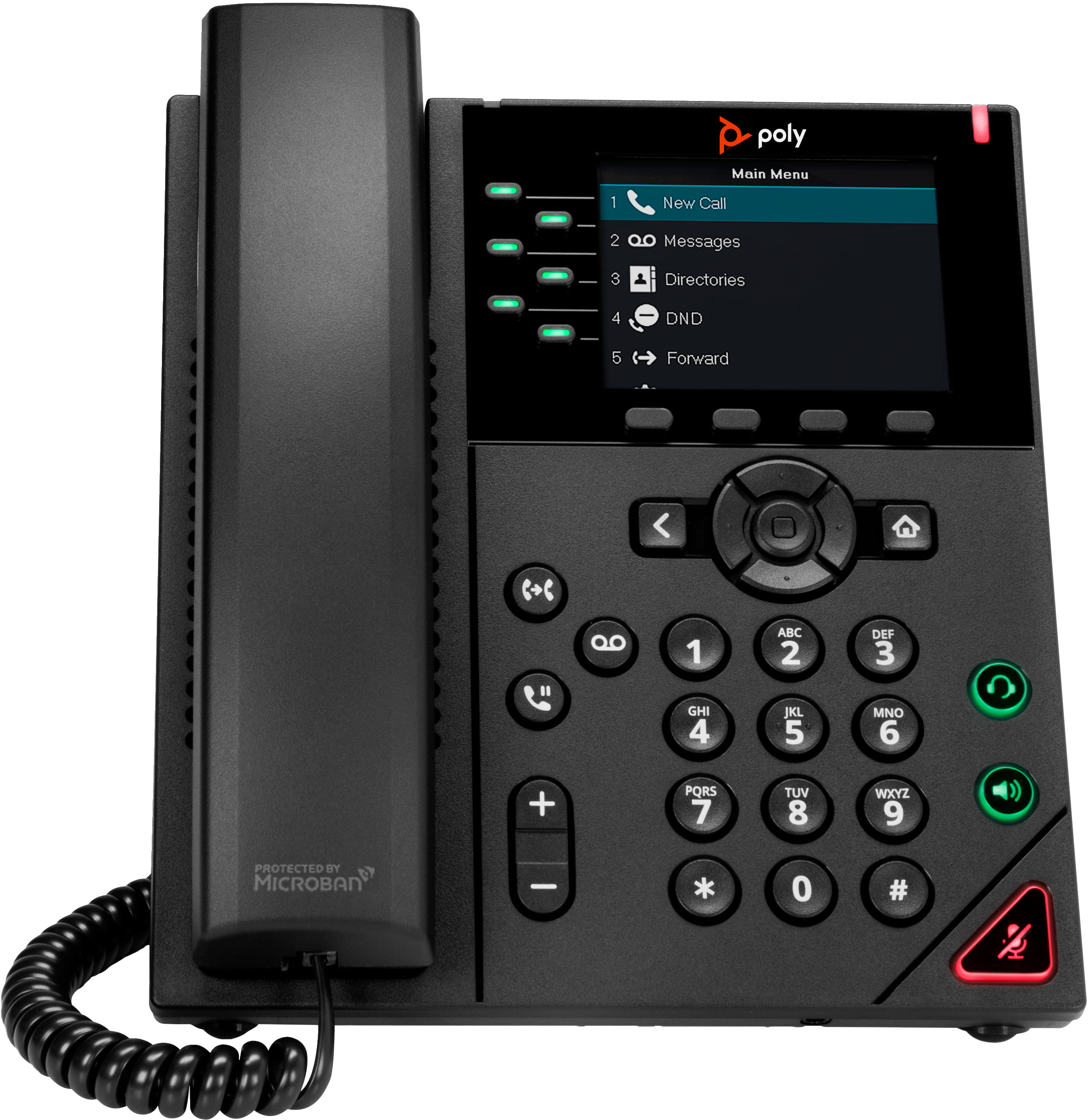 Poly VVX 350 - VoIP-Telefon - dreiweg Anruffunktion