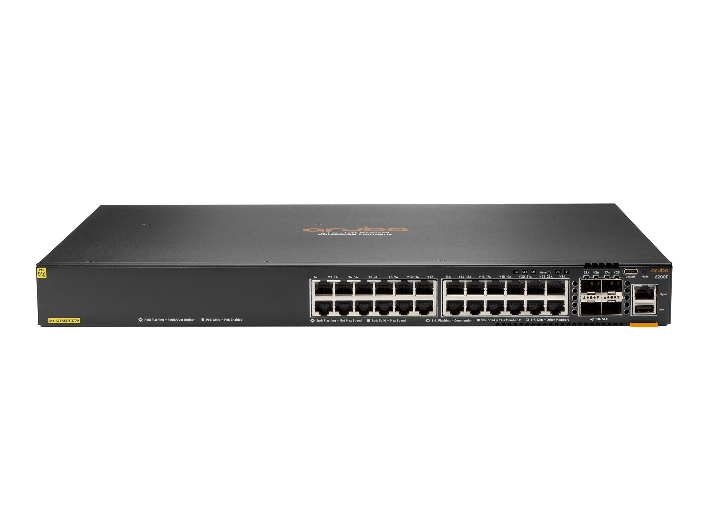 HPE Aruba Networking CX 6200F 24G 4SFP Switch - managed