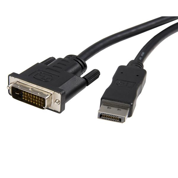 StarTech.com 3m DisplayPort auf DVI Adapter Konverter Kabel / DP zu DVI (Stecker/Stecker)