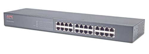 APC 24 Port 10/100 Ethernet Switch - Switch - 24 x 10/100