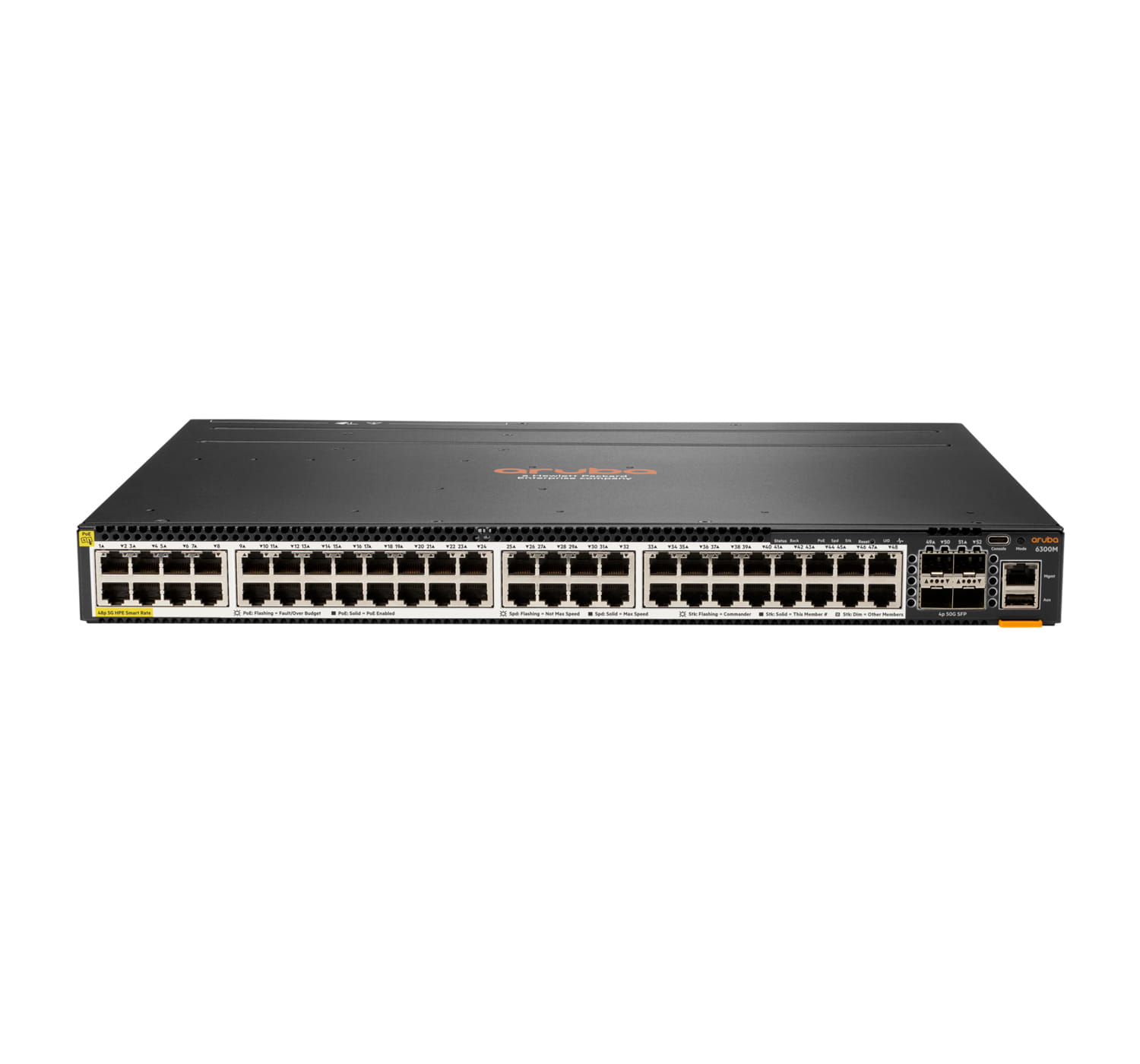 HPE Aruba 6300M - Switch - L3 - managed - 48 x 100/1000/2.5G/5G (PoE+)