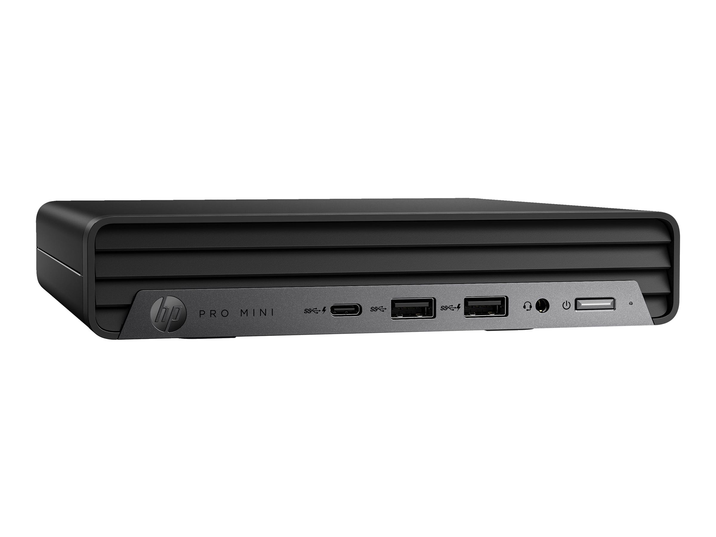 HP Pro 400 G9 - Mini - Core i5 13500T / 1.6 GHz - RAM 8 GB - SSD 256 GB - NVMe - UHD Graphics 770 - 1GbE, Wi-Fi 6E, Bluetooth Dual-Mode - WLAN: 802.11a/b/g/n/ac/ax (Wi-Fi 6E)