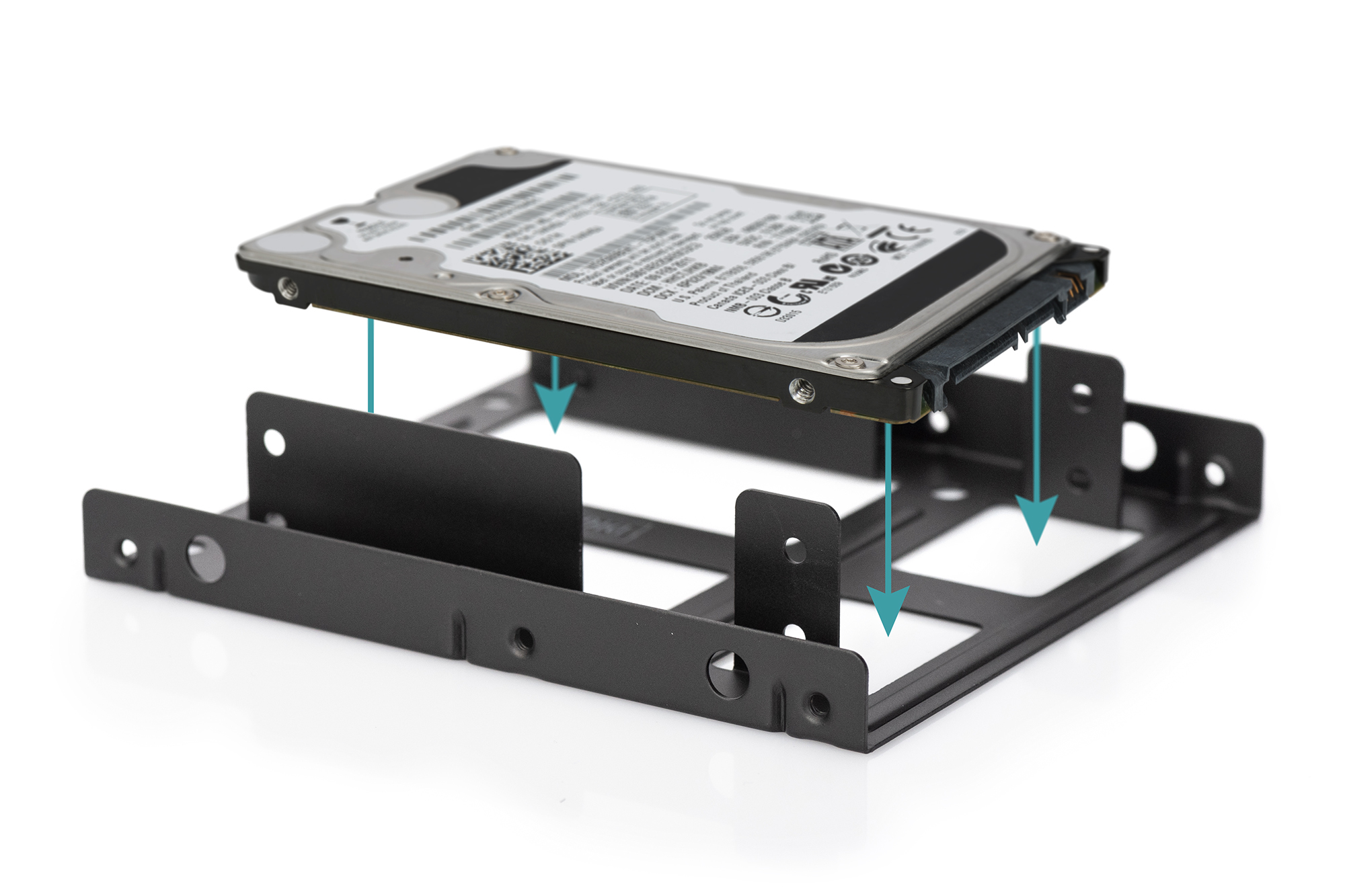 DIGITUS Zweifach 2.5" HDD/SSD Interner Einbaurahmen