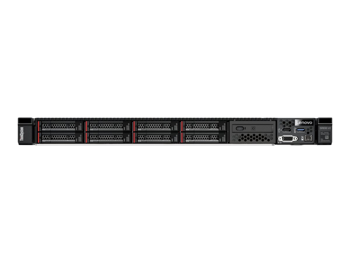 Lenovo ThinkSystem SR630 V2 7Z71 - Server - Rack-Montage - 1U - zweiweg - 1 x Xeon Silver 4309Y / 2.8 GHz - RAM 32 GB - SAS - Hot-Swap 6.4 cm (2.5")