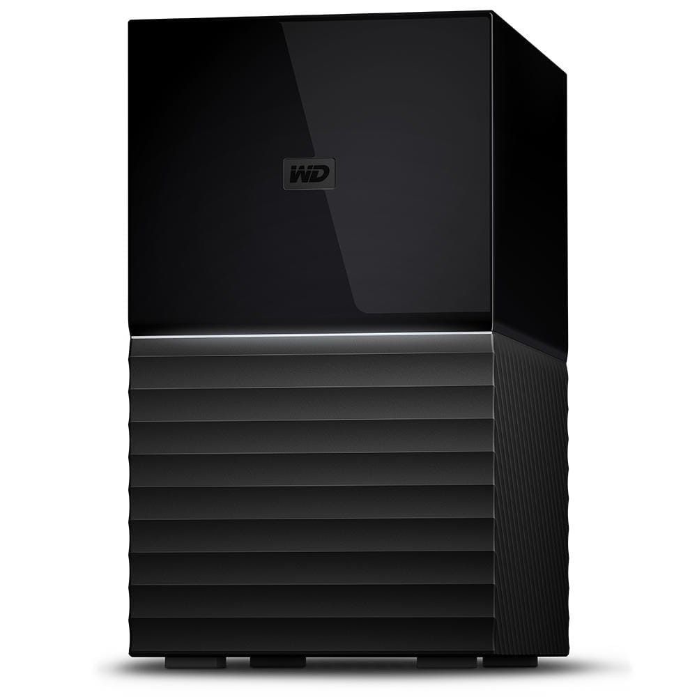 WD My Book Duo WDBFBE0160JBK - Festplatten-Array - 16 TB - 2 Schächte - HDD 8 TB x 2 - USB 3.1 (extern)