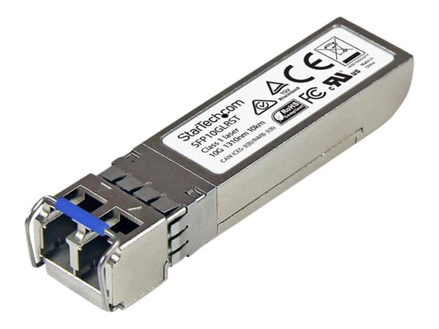 StarTech.com 10 Gigabit LWL SFP+ Transceiver Module - Cisco SFP-10G-LR kompatibel - SM LC 10 km - Mini GBIC mit DDM - 10GBase-LR SFP+ - SFP+-Transceiver-Modul (gleichwertig mit: Cisco SFP-10G-LR)