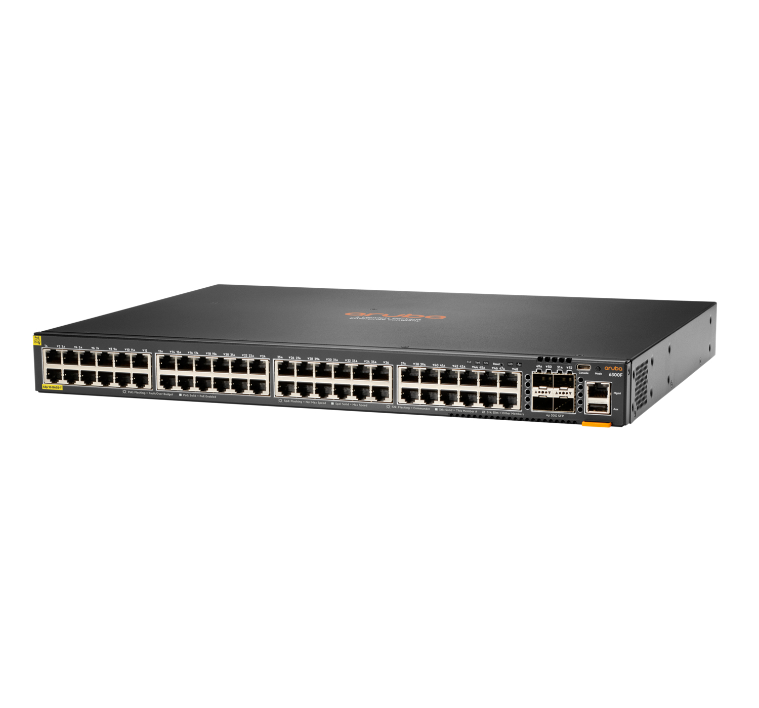 HPE Aruba 6300F - Switch - L3 - managed - 48 x 10/100/1000 (PoE+)