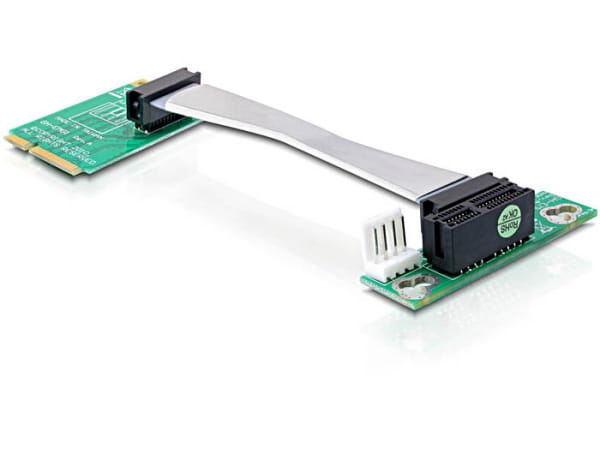 Delock Riser card Mini PCI Express > PCI Express x1 left insertion