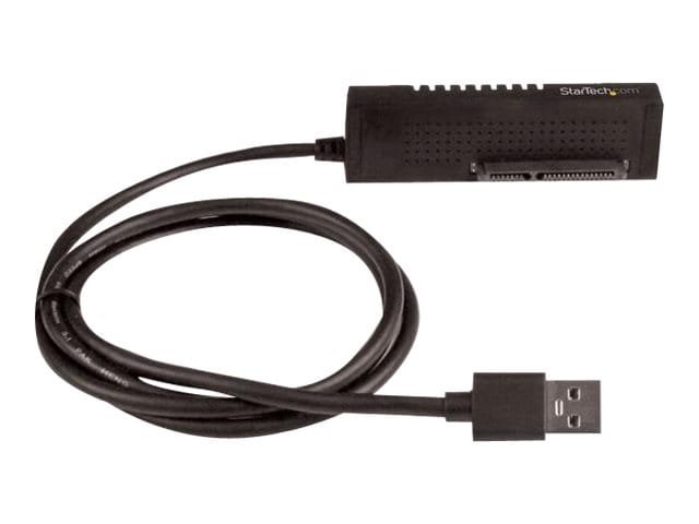 StarTech.com USB 3.1 (10Gbit/s) Adapter Kabel für 2,5" und 3,5" SATA SSD/HDD Laufwerke - Unterstützt SATA III - Speicher-Controller - 2.5", 3.5" (6.4 cm, 8.9 cm)