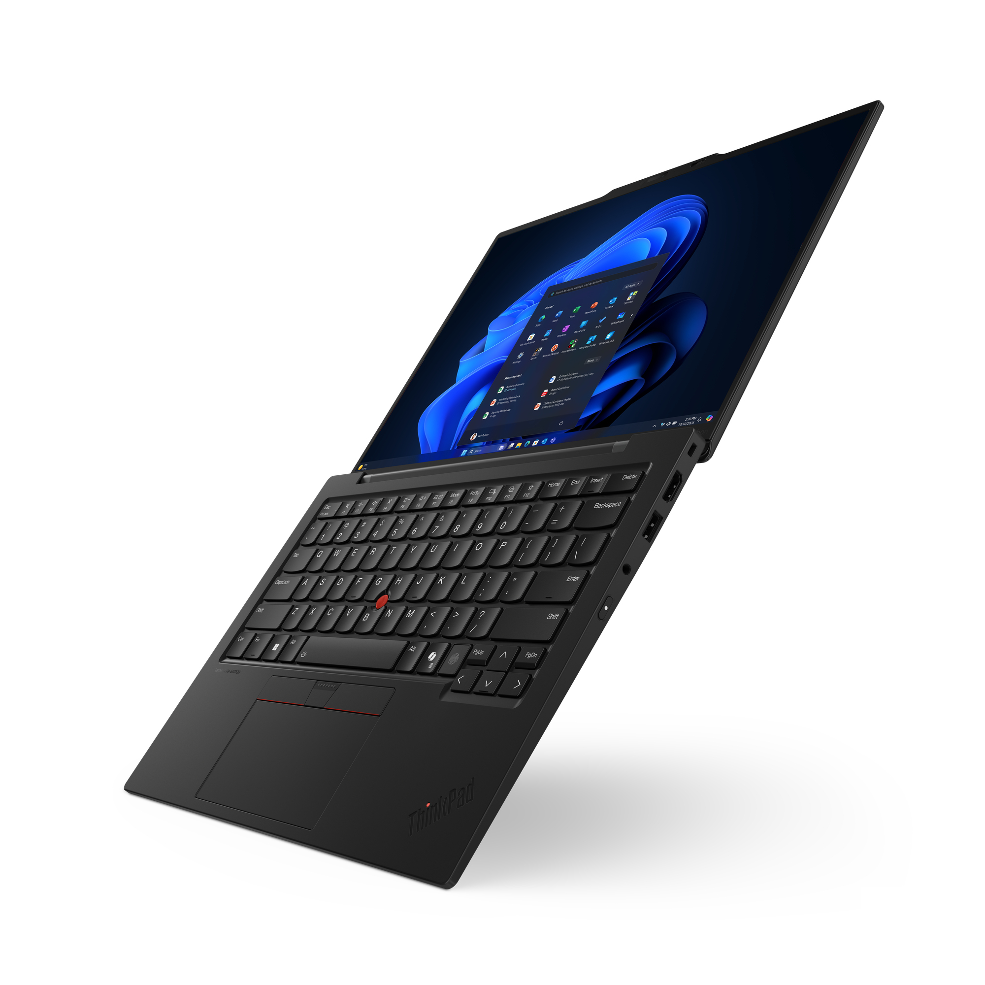 Lenovo ThinkPad X1 Carbon Gen 13 21NS - 180°-Scharnierdesign - Intel Core Ultra 7 258V / 2.2 GHz - Evo - Win 11 Pro - Intel Arc Graphics 140V - 32 GB RAM - 2 TB SSD TCG Opal Encryption 2, NVMe, Performance - 35.6 cm (14")