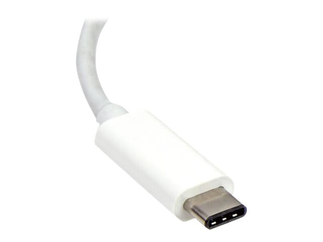 StarTech.com USB-C auf VGA Adapter - USB Typ-C zu VGA Video Konverter - Weiß - USB/VGA-Adapter - 24 pin USB-C (M)