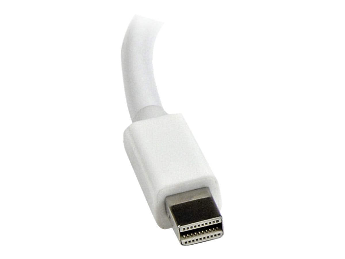 StarTech.com Mini DisplayPort to VGA Adapter - White - 1080p - Thunderbolt to VGA Monitor Adapter - Mini DP to VGA Converter (MDP2VGAW)