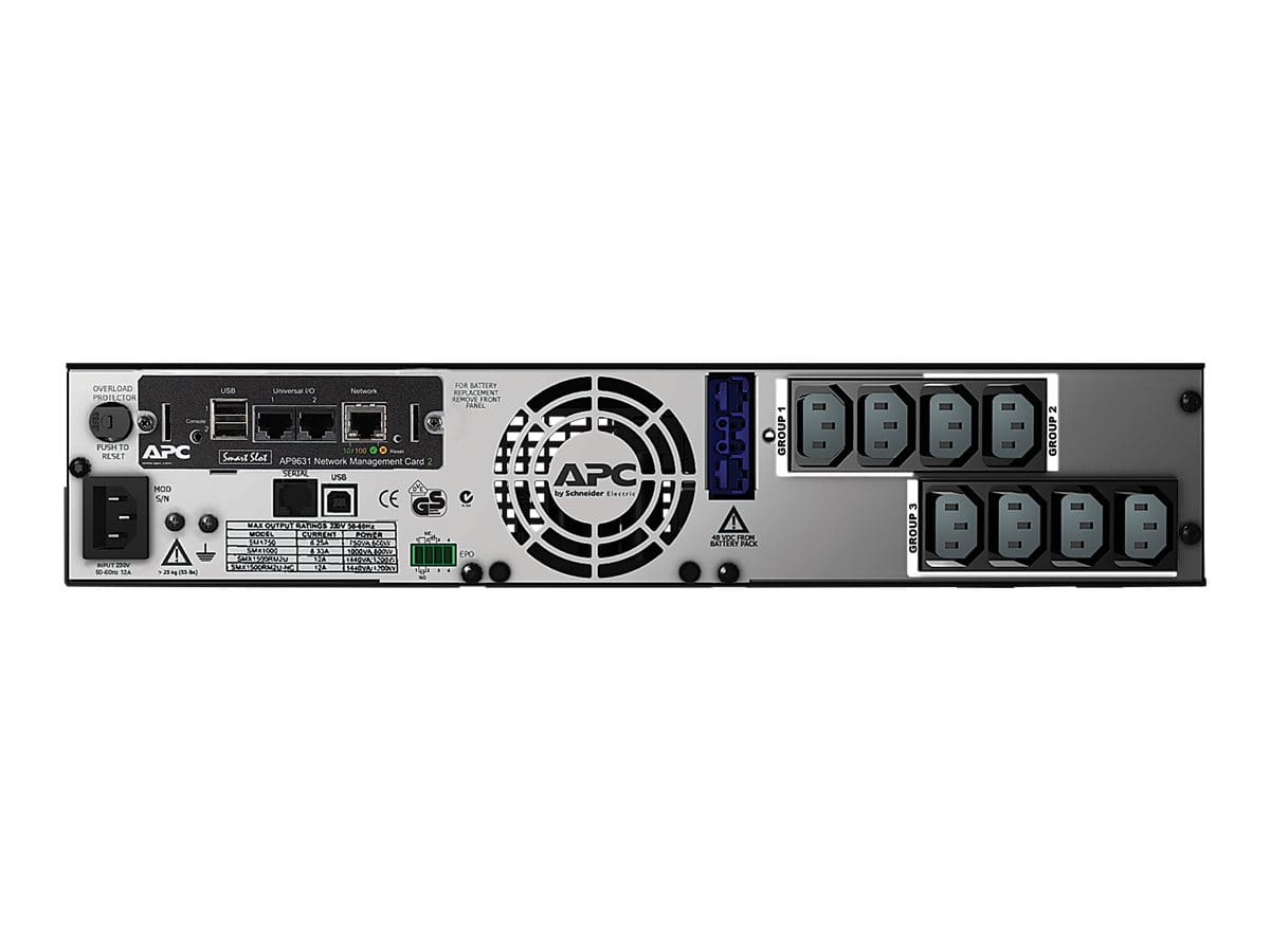 APC Smart-UPS X 1500 Rack/Tower LCD - USV (Rack - einbaufähig) - Line-Interactive-USV