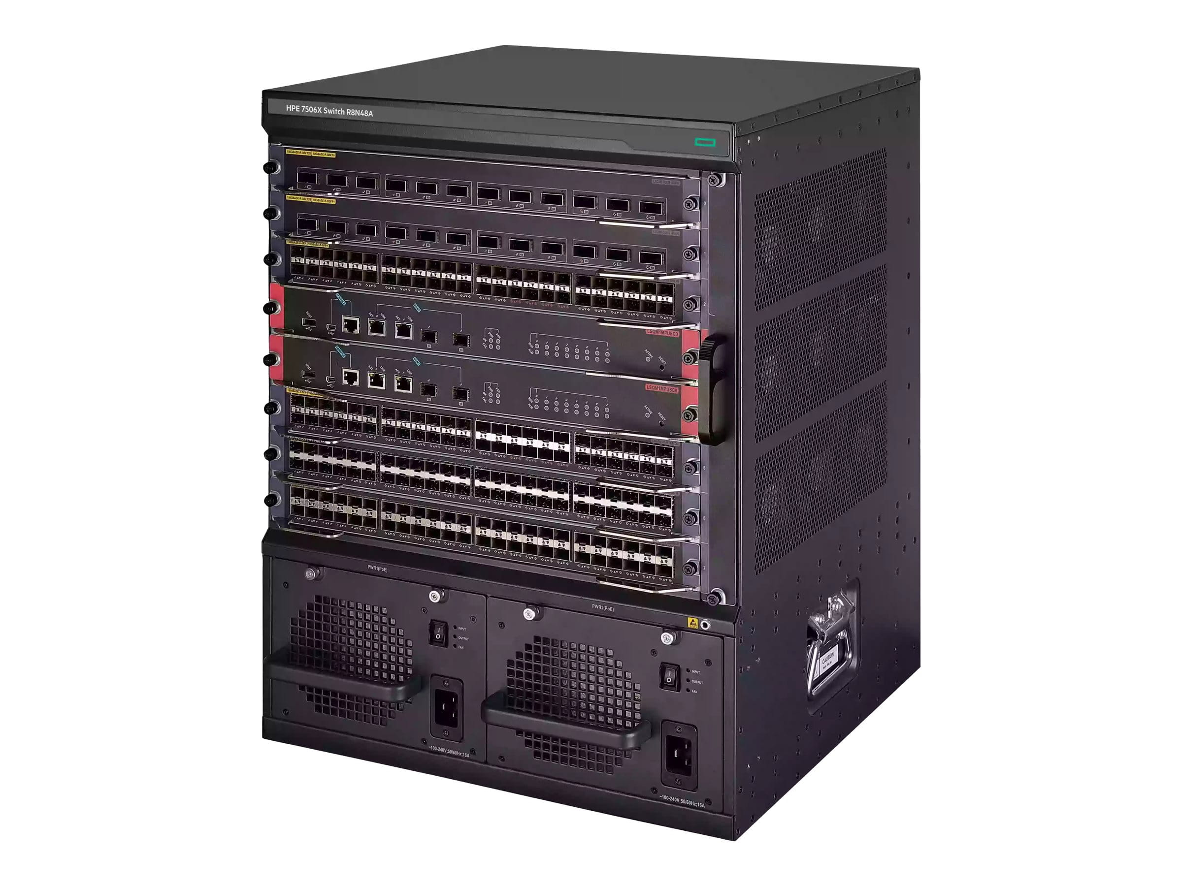 HPE FlexNetwork 7506X 6-slot Chassis - Switch - managed - PoE