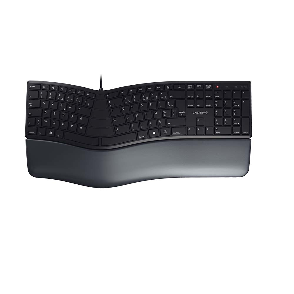 Cherry KC 4500 ERGO - Tastatur - USB - AZERTY