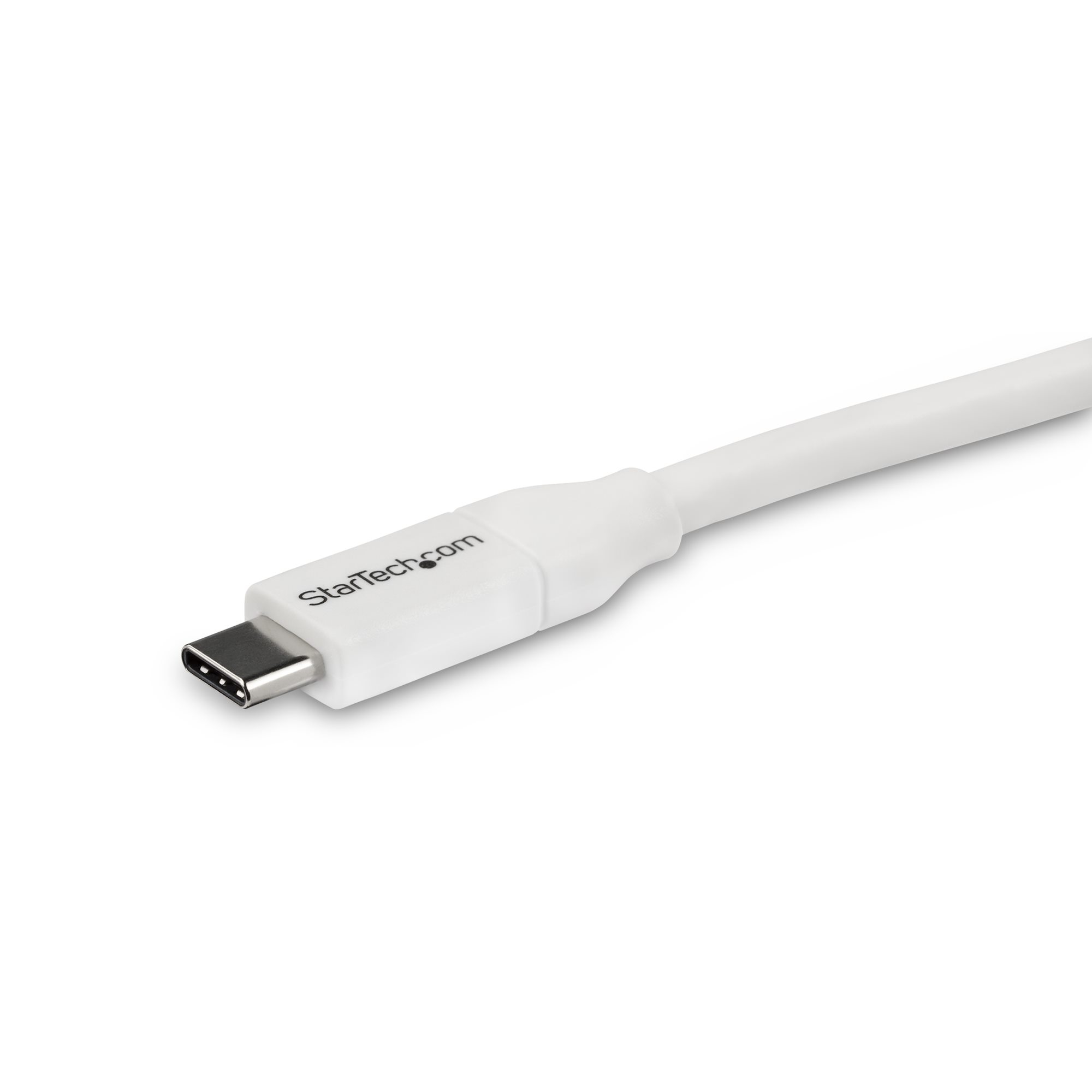 StarTech.com USB-C auf USB-C Kabel mit 5A Power Delivery - 4m - Weiss - ST/ST - USB 2.0 - USB-IF zertifiziert - USB Typ C Kabel - USB-Kabel - USB-C (M)