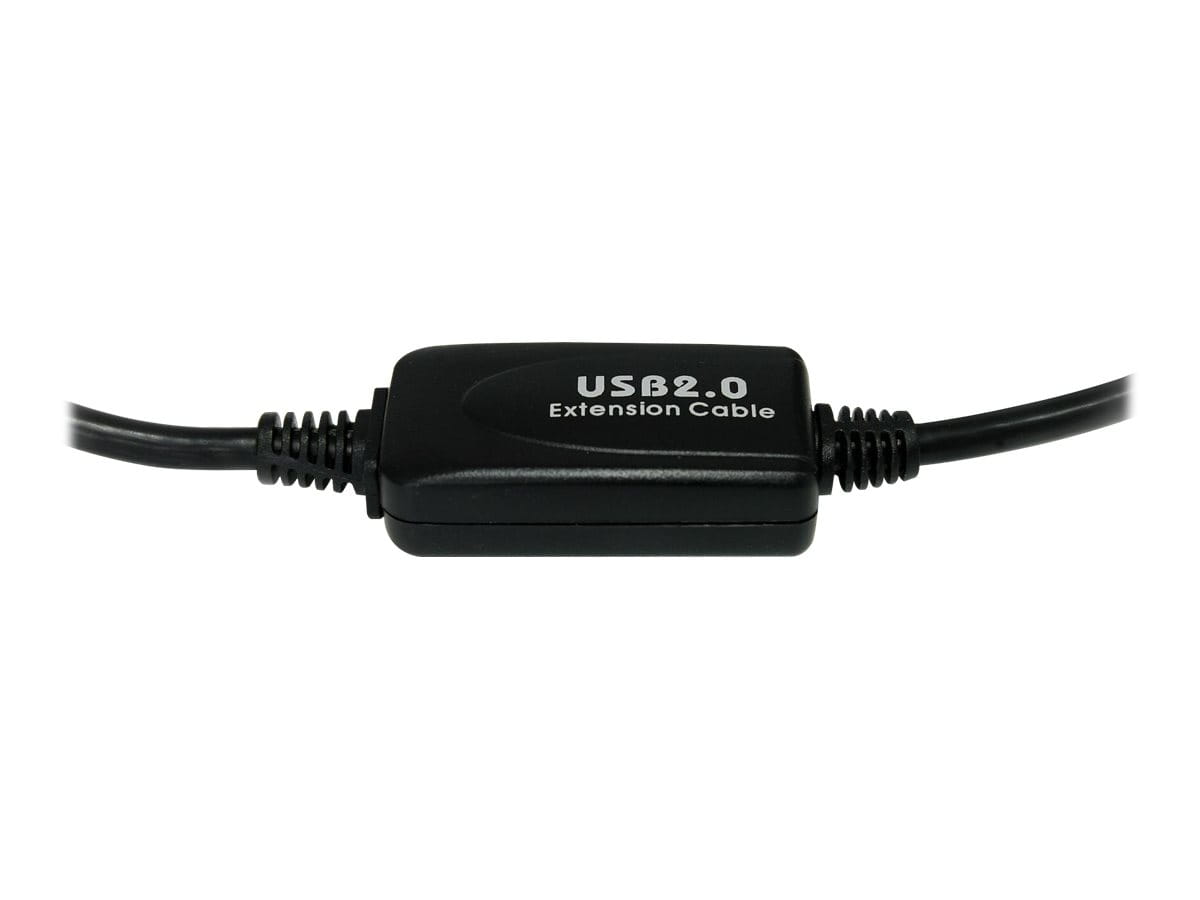 StarTech.com 10m Aktives USB 2.0 A auf B Kabel - USB Anschlusskabel - Stecker/Stecker - Schwarz - USB-Kabel - USB (M)