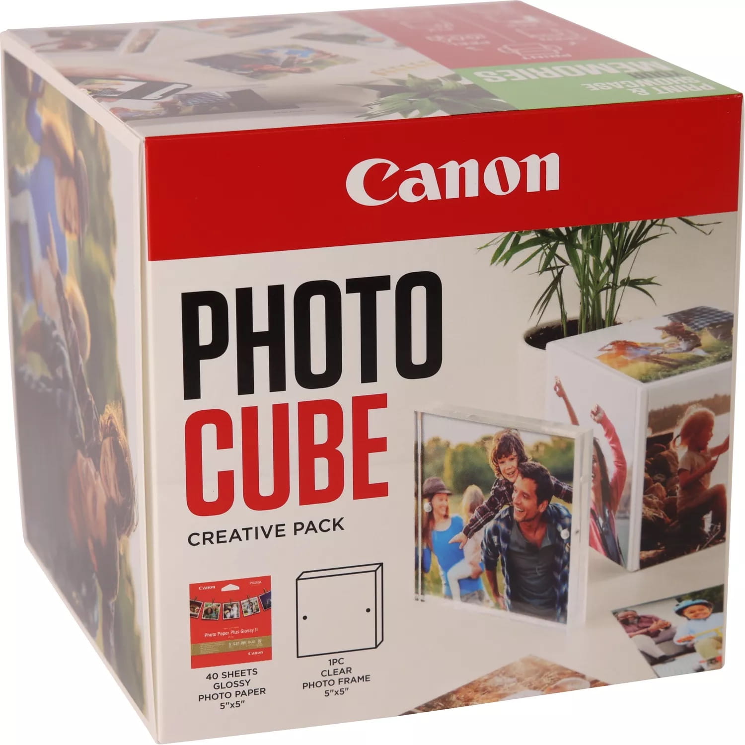 Canon PP-201 - Glänzend - grün - 130 x 130 mm 40 Blatt Fotopapier