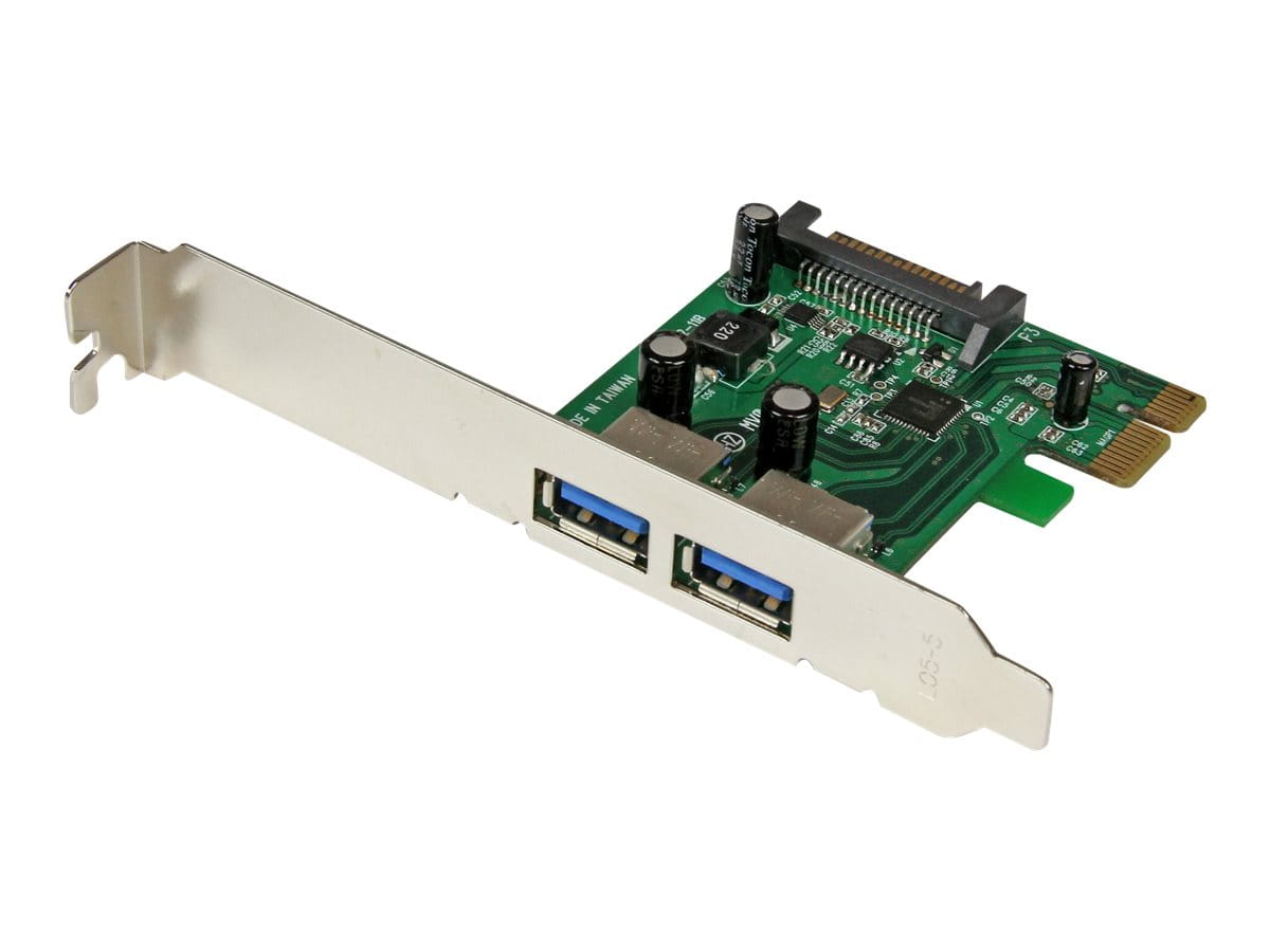 StarTech.com 2 Port PCI Express SuperSpeed USB 3.0 Schnittstellenkarte mit UASP