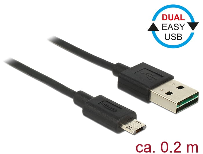 Delock USB-Kabel - Micro-USB Typ B (M) zu USB (M)