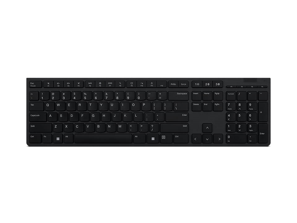 Lenovo Professional - Tastatur - kabellos - 2.4 GHz, Bluetooth